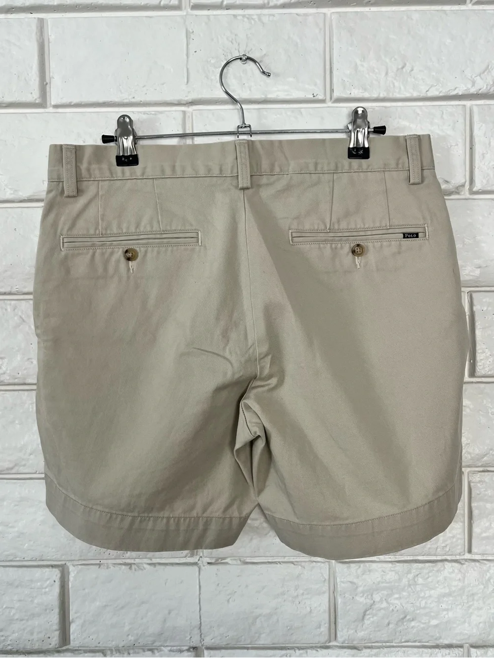 Polo Ralph Lauren Classic Fit Chino Shorts Tan Khaki Men’s 30 Preppy